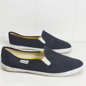 Bonjour canvas slip-on shoes solider 8